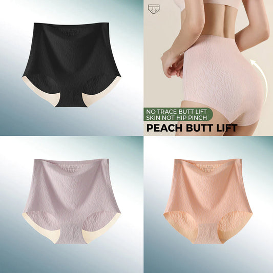 Seamless High Waist Butt Lift Panties (Pack Of 3)