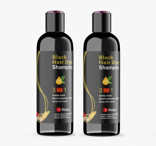 3-IN-1 BLACK HAIR DYE SHAMPOO ✨Buy 1 Get 1 Free 🔥